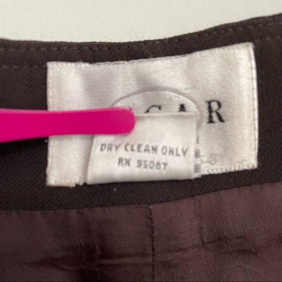 OSCAR DE LA RENTA Vintage 100% Wool Pants Slacks Fully Lined Size 8 - Picture 5 of 10